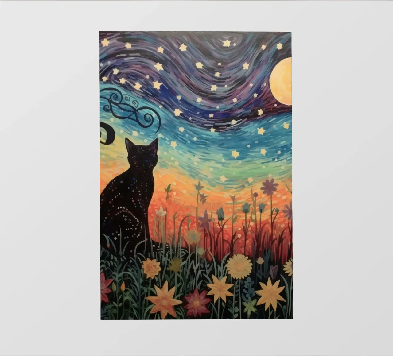 cat view the fairy sky pellicola backlit da carsa