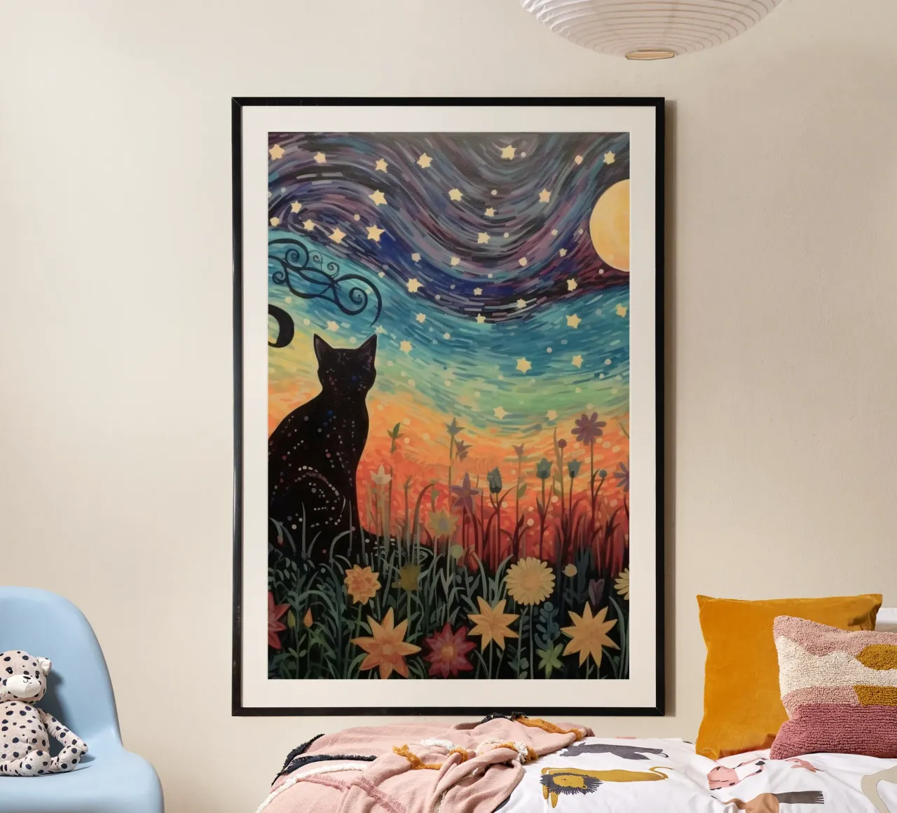 cat view the fairy sky poster da carsa