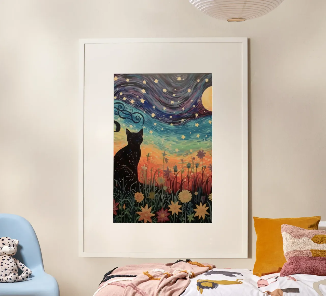 cat view the fairy sky poster da carsa