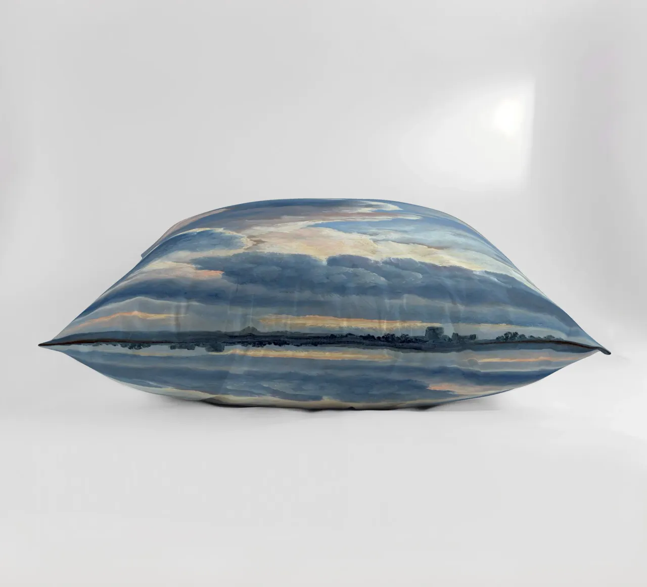 Study of Clouds with a Sunset near Rome cuscino da apoloprints