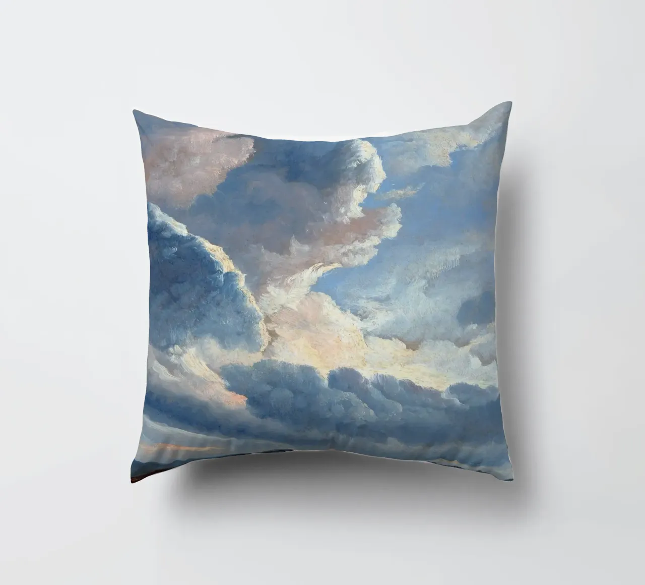 Study of Clouds with a Sunset near Rome cuscino da apoloprints