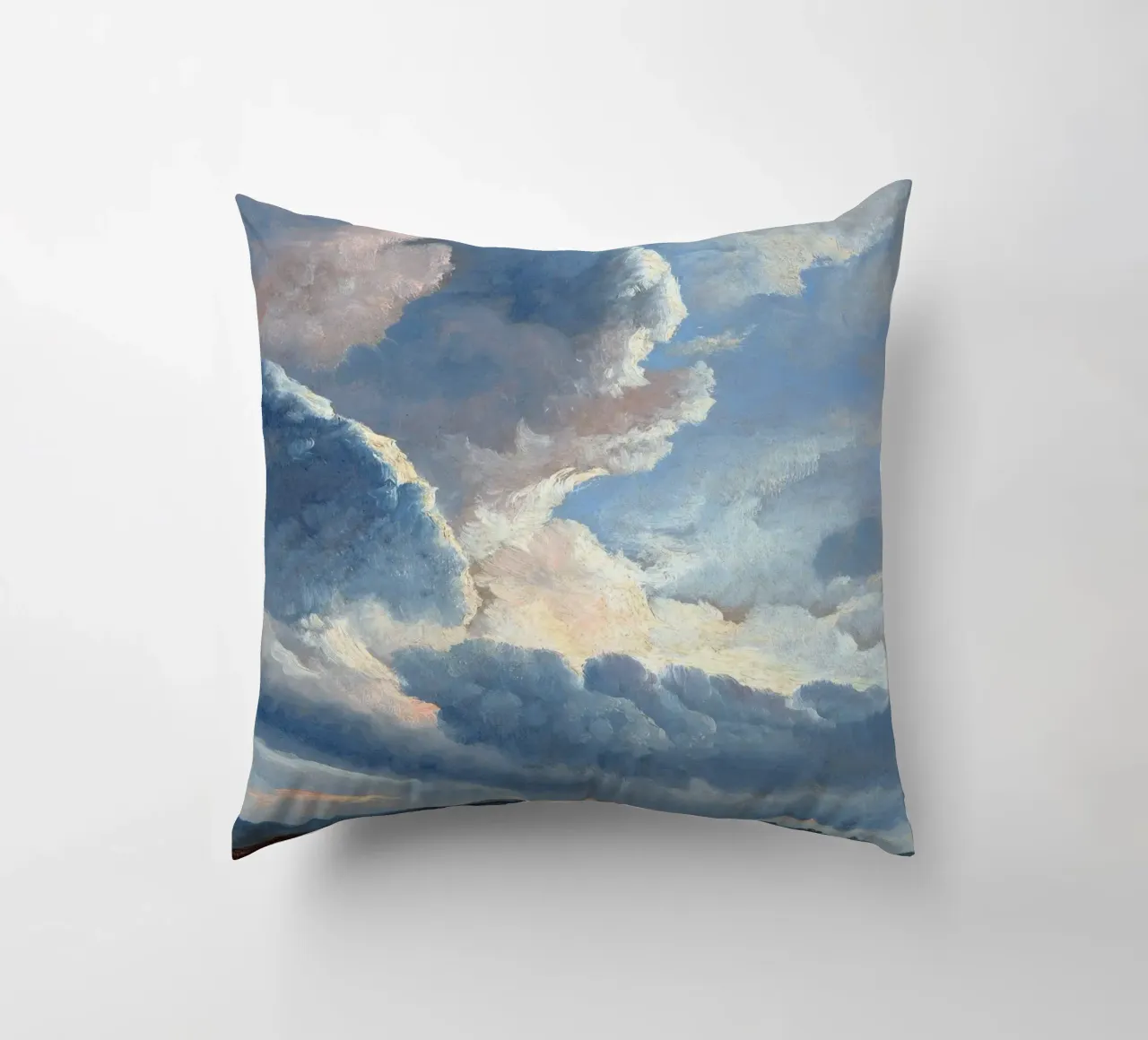Study of Clouds with a Sunset near Rome cuscino da apoloprints