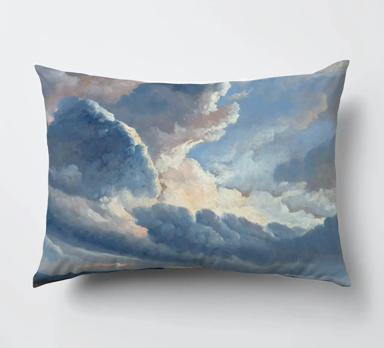 Study of Clouds with a Sunset near Rome cuscino da apoloprints