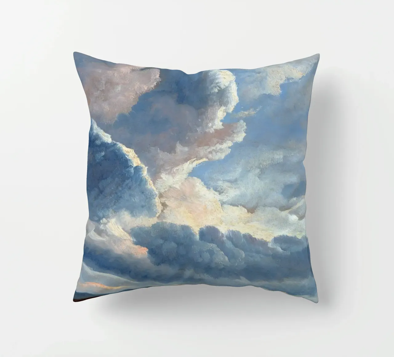Study of Clouds with a Sunset near Rome cuscino da apoloprints