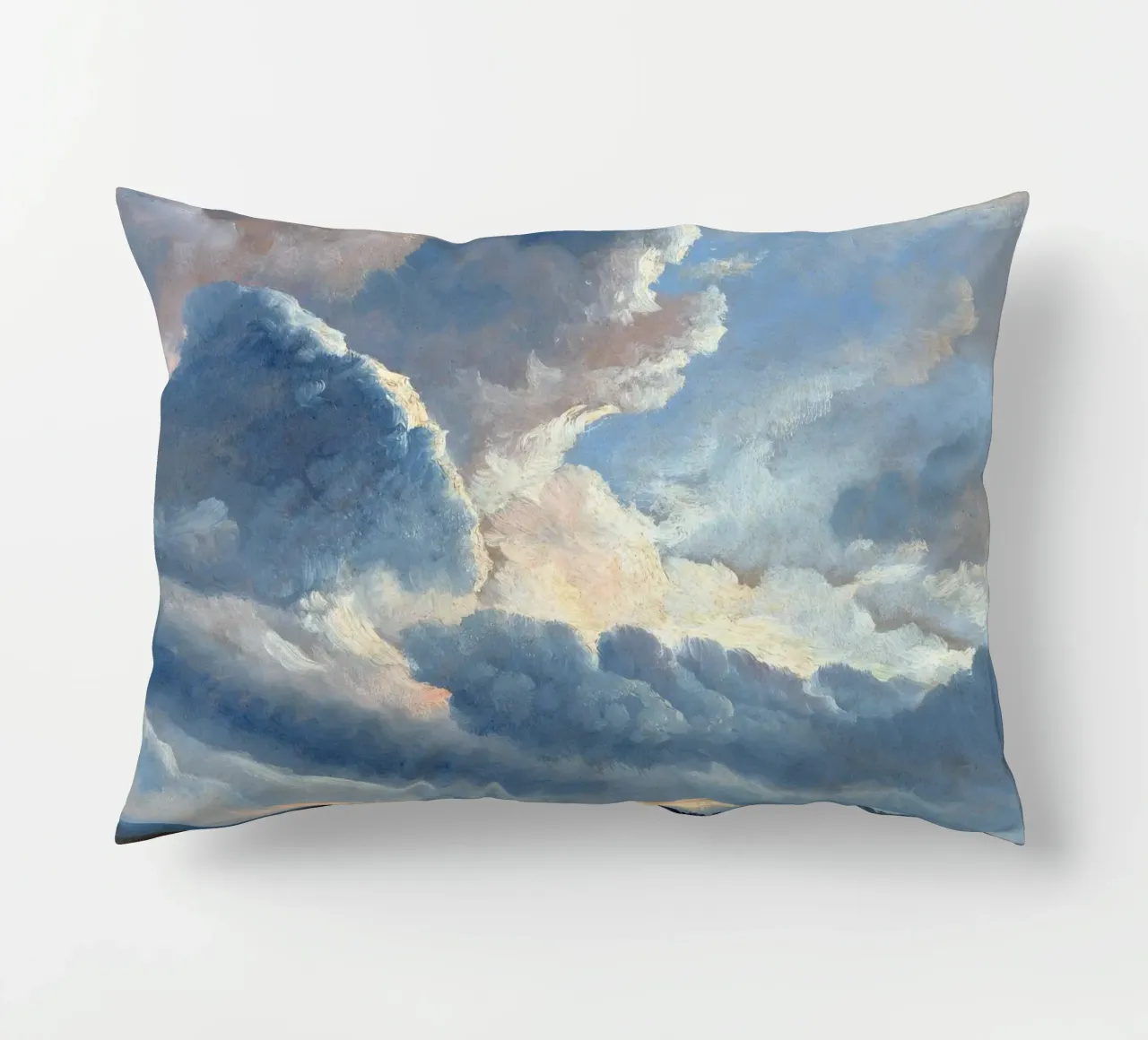 Study of Clouds with a Sunset near Rome cuscino da apoloprints