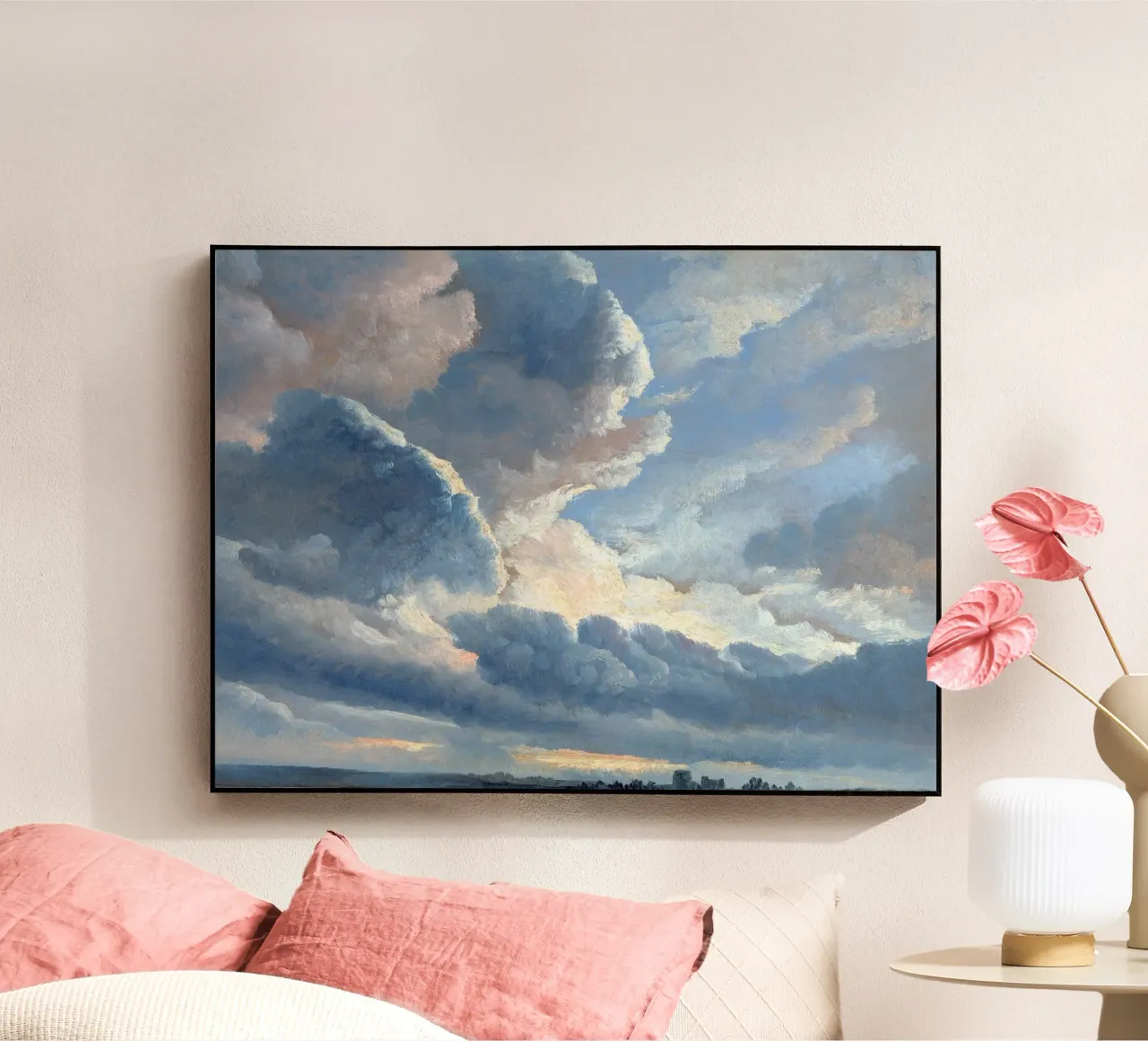Study of Clouds with a Sunset near Rome plexiglass da apoloprints
