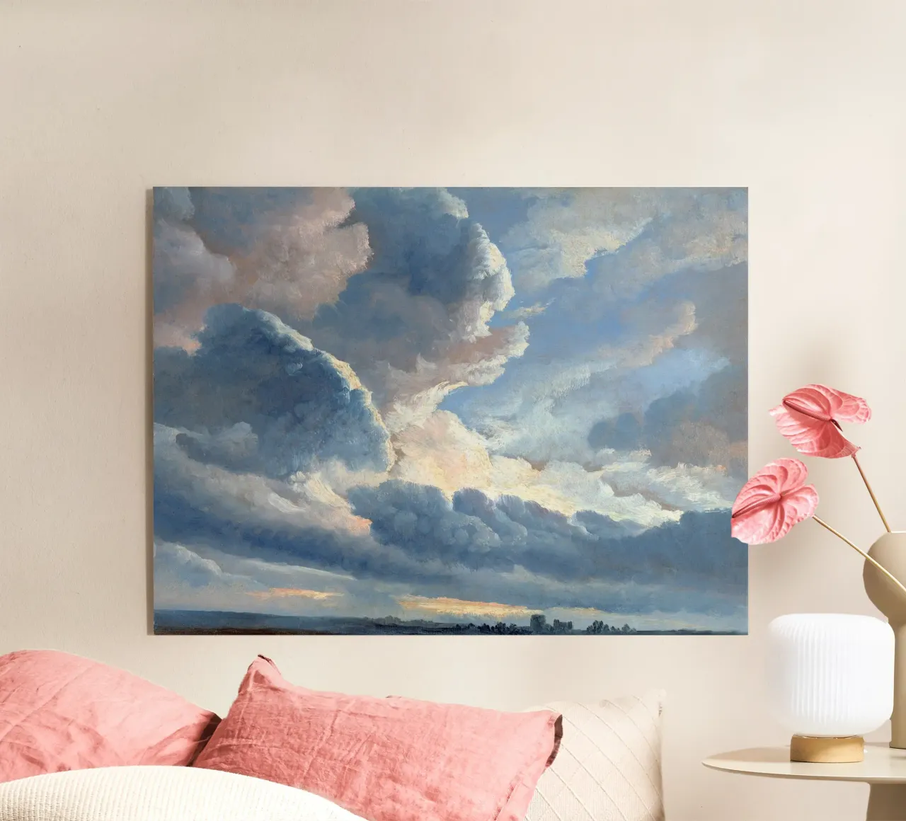 Study of Clouds with a Sunset near Rome plexiglass da apoloprints