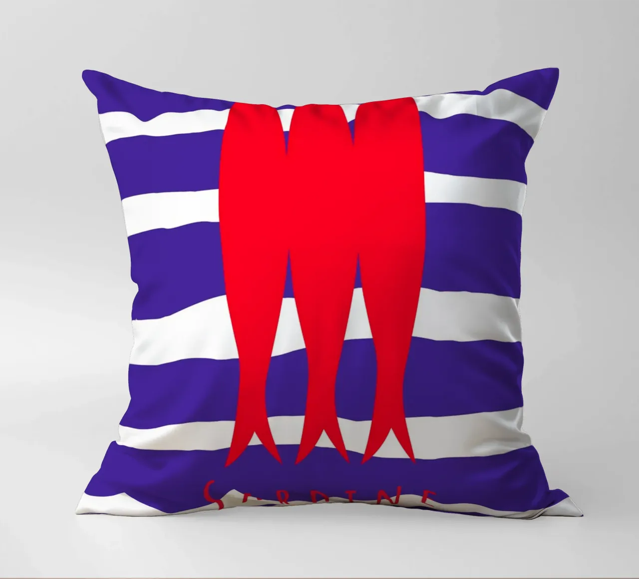 Sardine chic. (verfügbar in drei Varianten „bei check out“) cuscino da FRICKE DESIGN