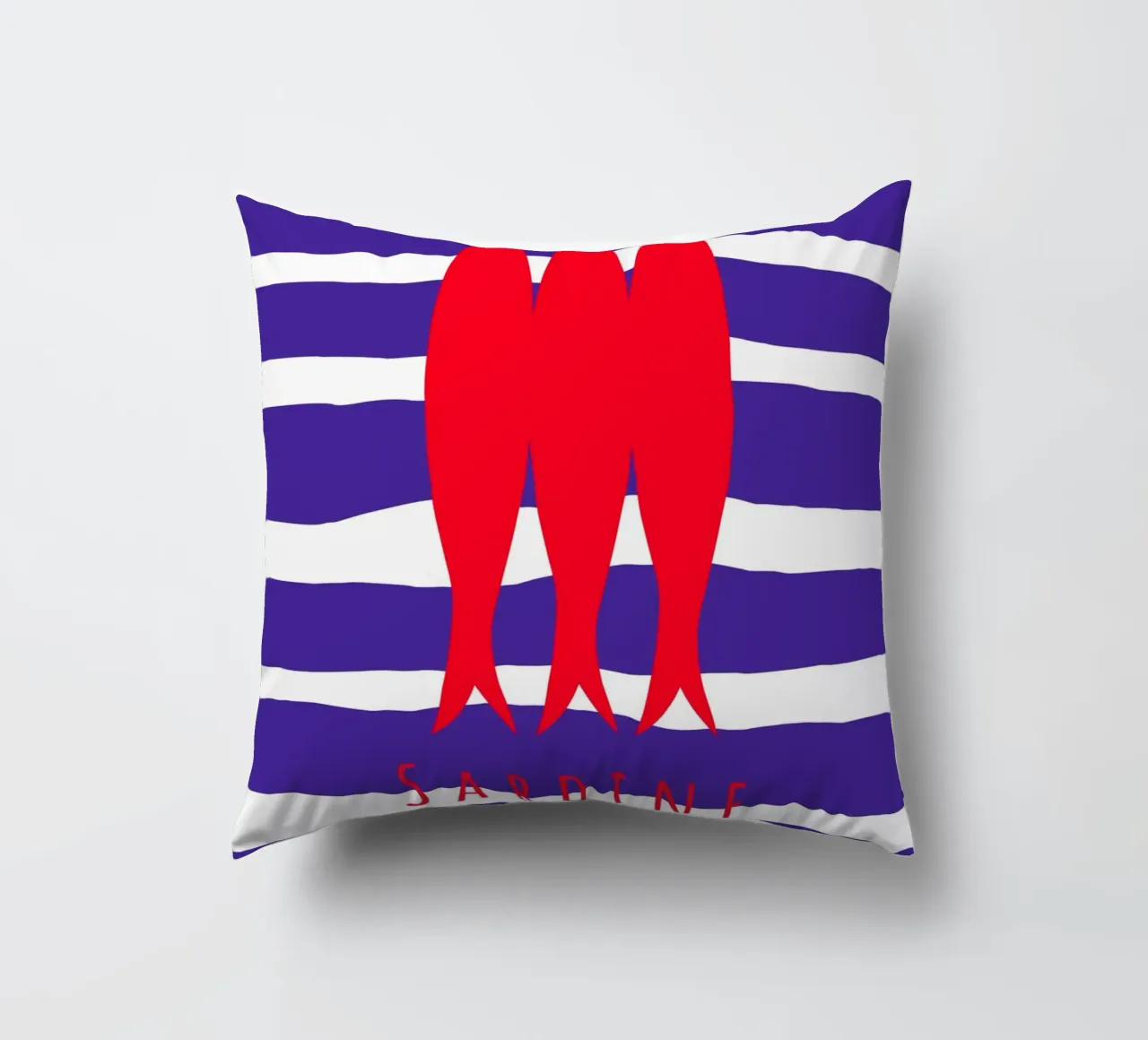 Sardine chic. (verfügbar in drei Varianten „bei check out“) cuscino da FRICKE DESIGN