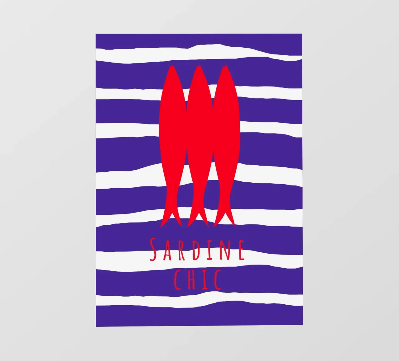 Sardine chic. (verfügbar in drei Varianten „bei check out“) telo in pvc da FRICKE DESIGN