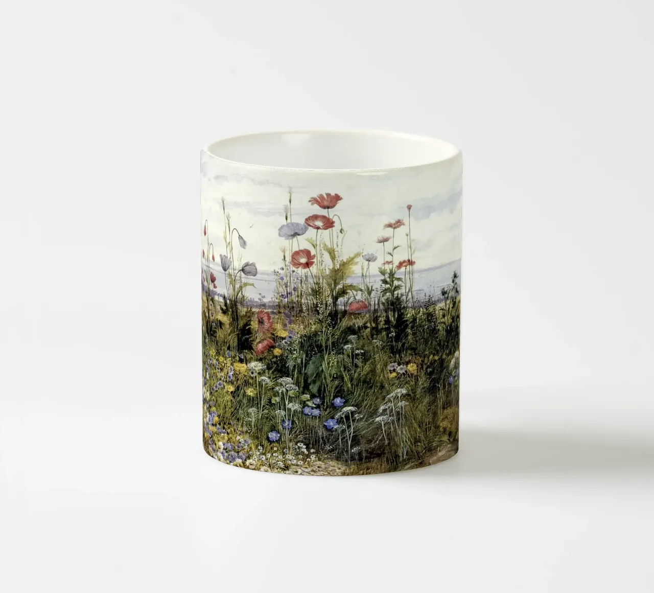 Wildflowers with a View of Dublin Dunleary tazza in ceramica da apoloprints