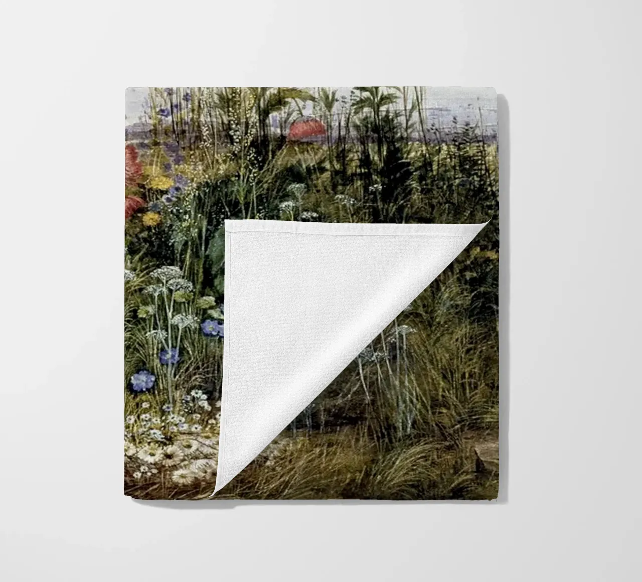 Wildflowers with a View of Dublin Dunleary telo mare da apoloprints