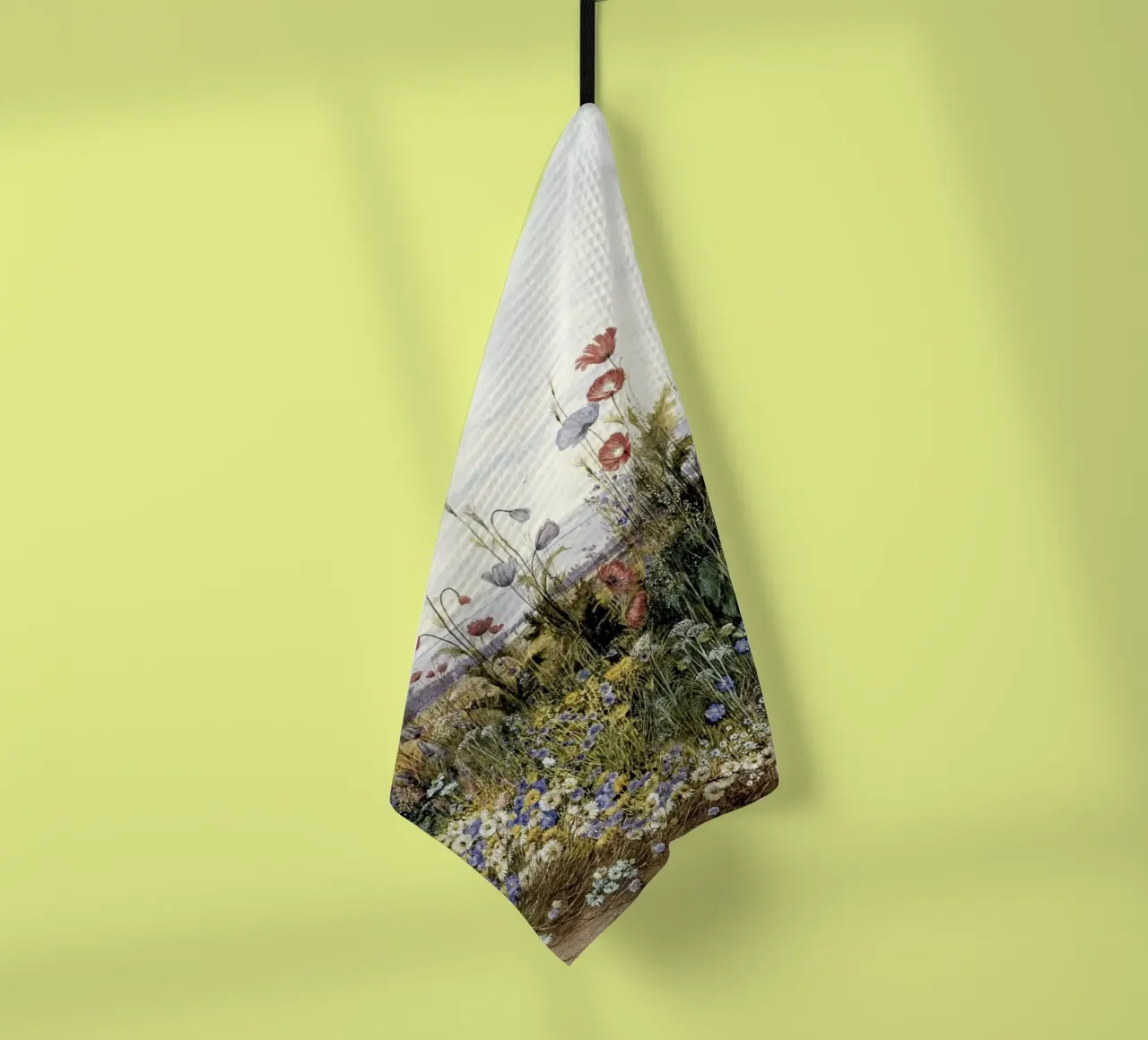 Wildflowers with a View of Dublin Dunleary canovaccio da cucina da apoloprints