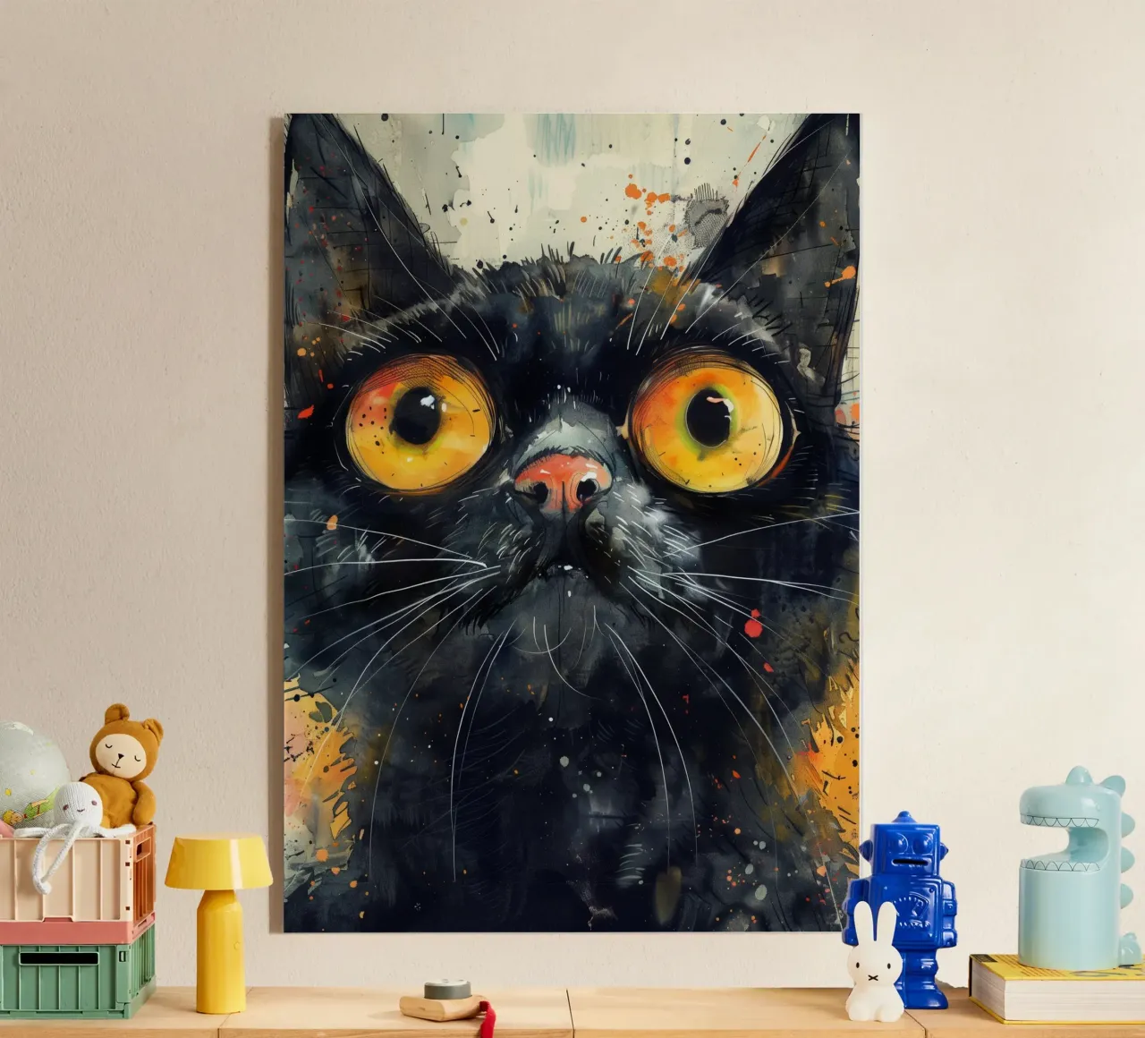 Gatto nero plexiglass da Justyna Jaszke JBJart