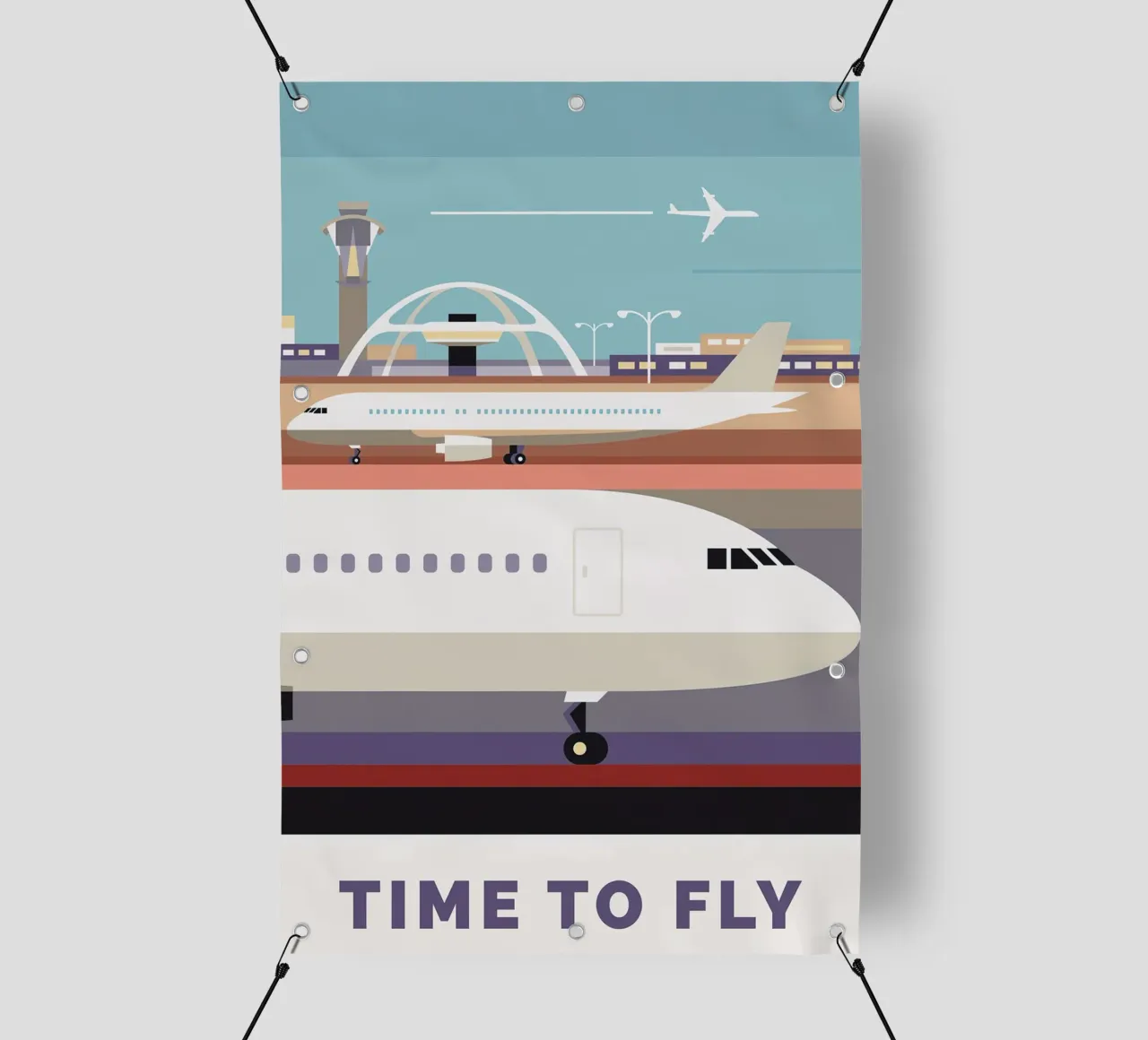 Time To Fly telo in pvc da Smith Black