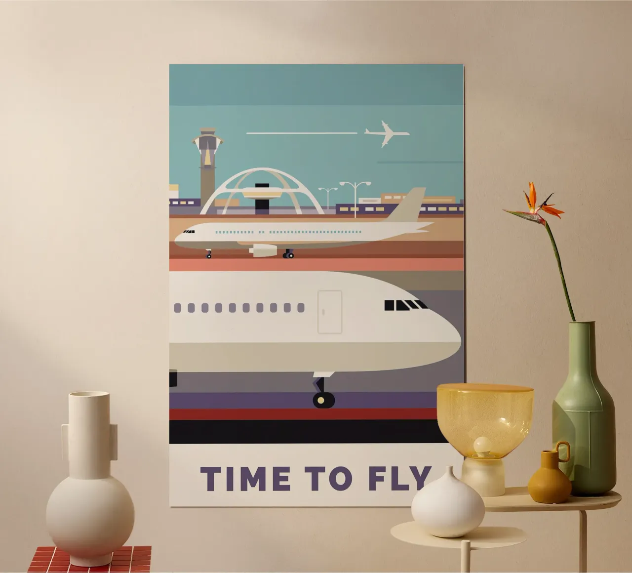 Time To Fly poster da Smith Black