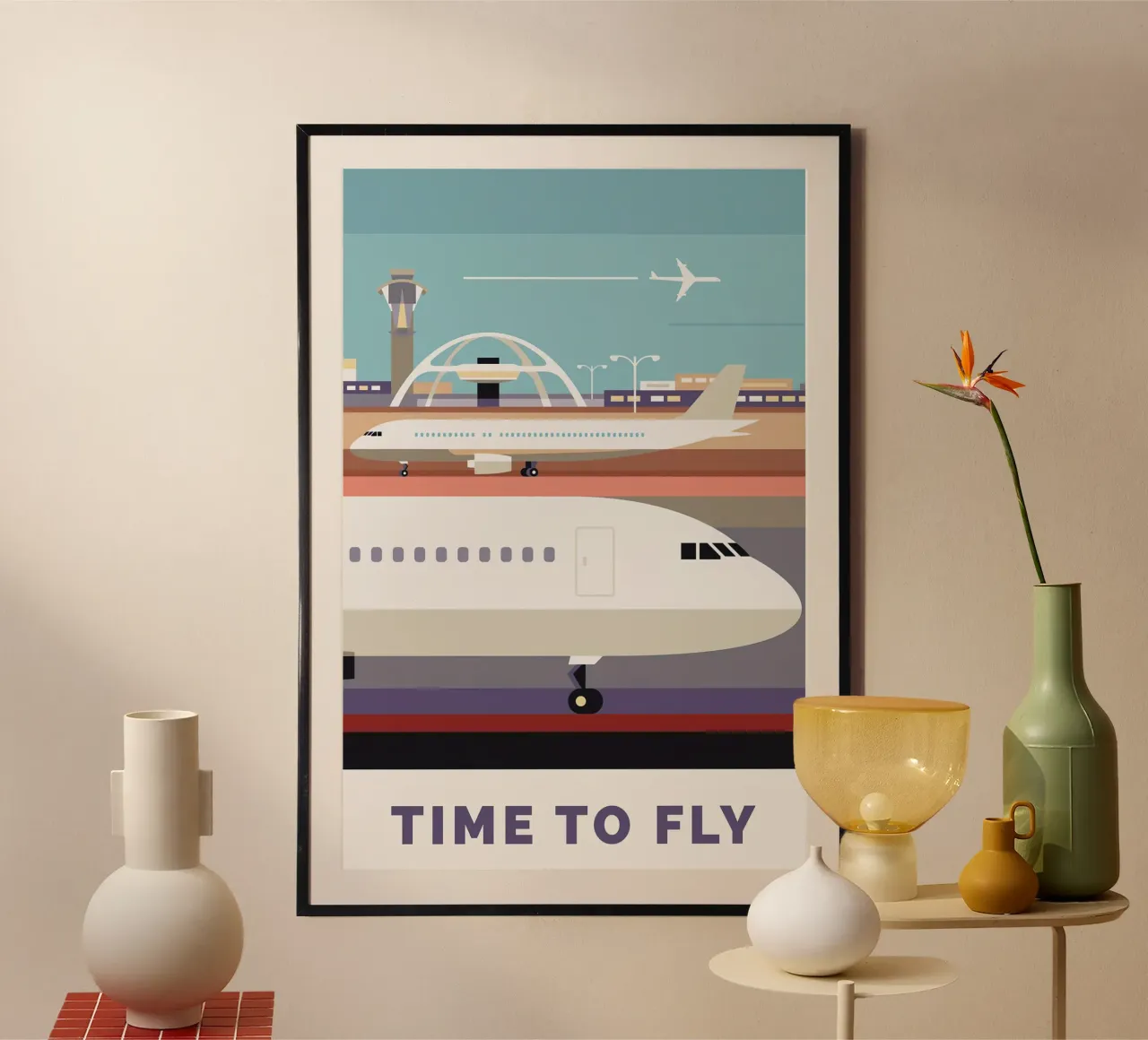 Time To Fly poster da Smith Black