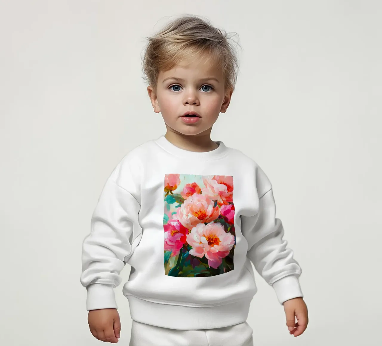 Dipingere i fiori felpa neonato da Justyna Jaszke JBJart