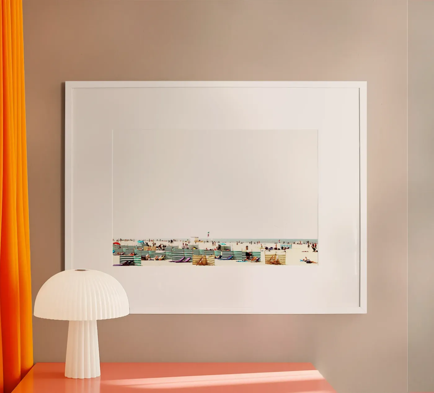 beachwhite Poster von DragonFly