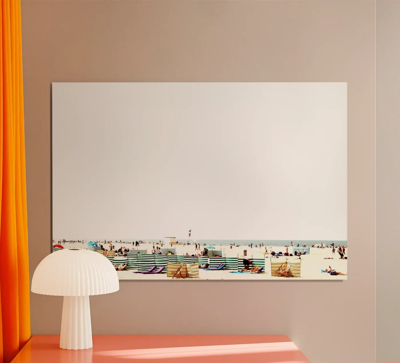 beachwhite Poster von DragonFly