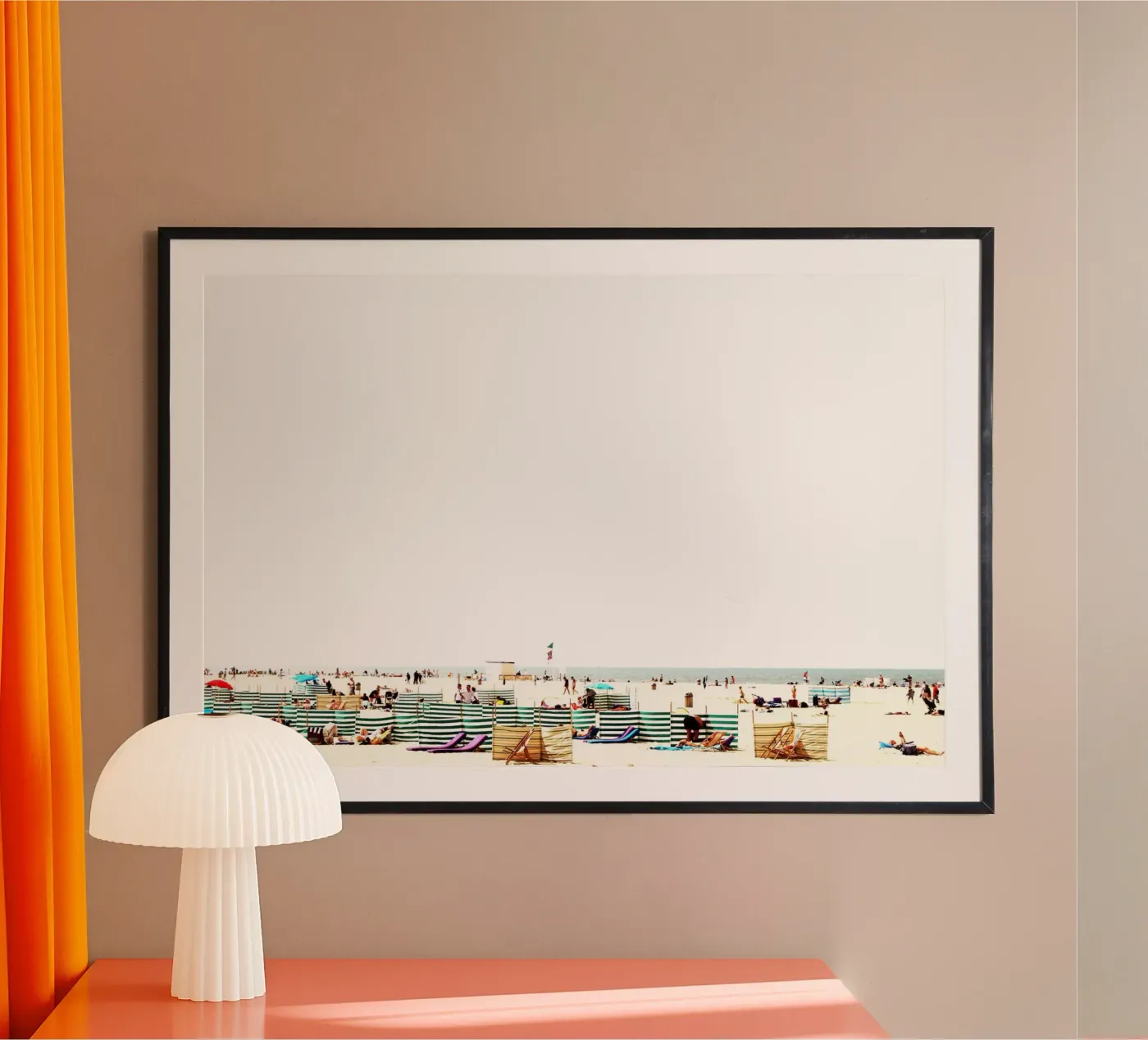 beachwhite Poster von DragonFly