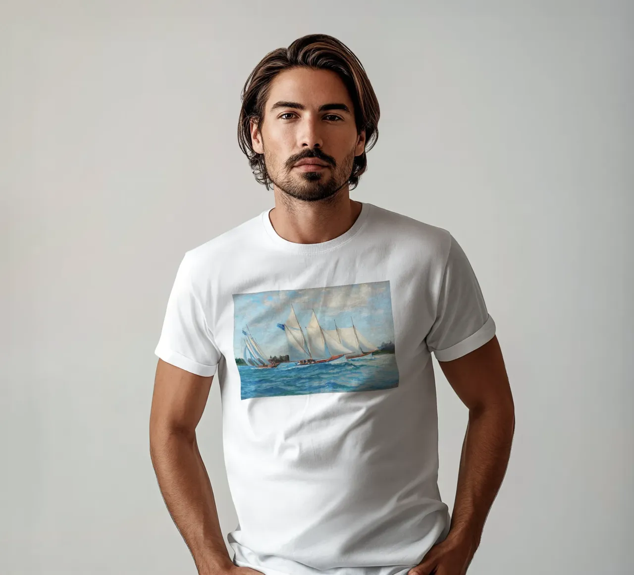 Sailing Race Outside t-shirt da apoloprints