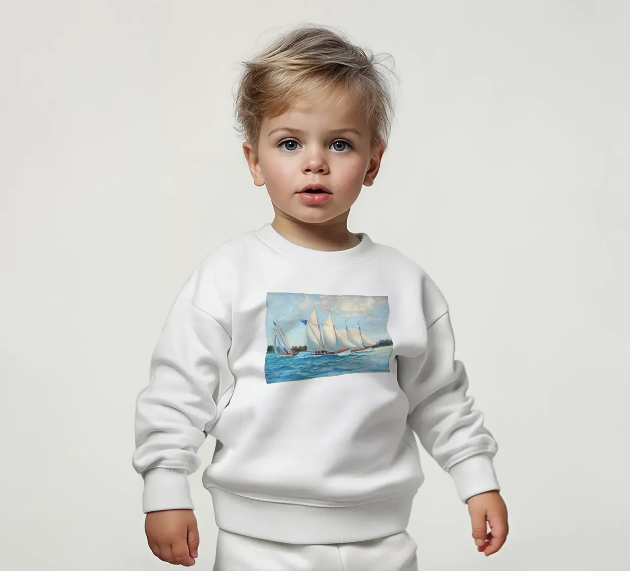 Sailing Race Outside felpa neonato da apoloprints