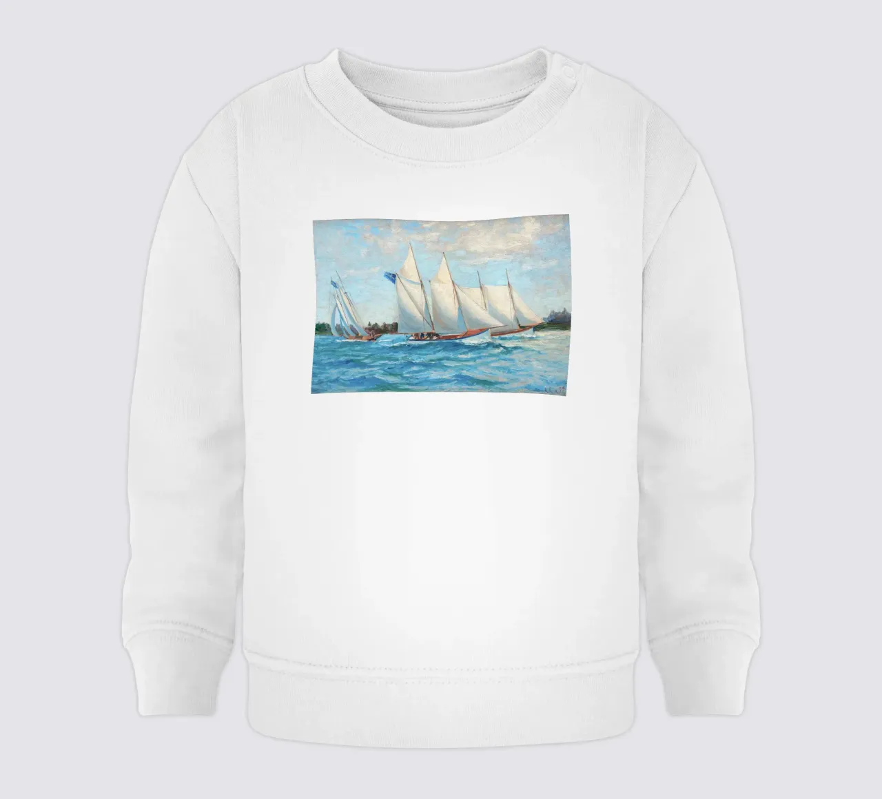 Sailing Race Outside felpa neonato da apoloprints