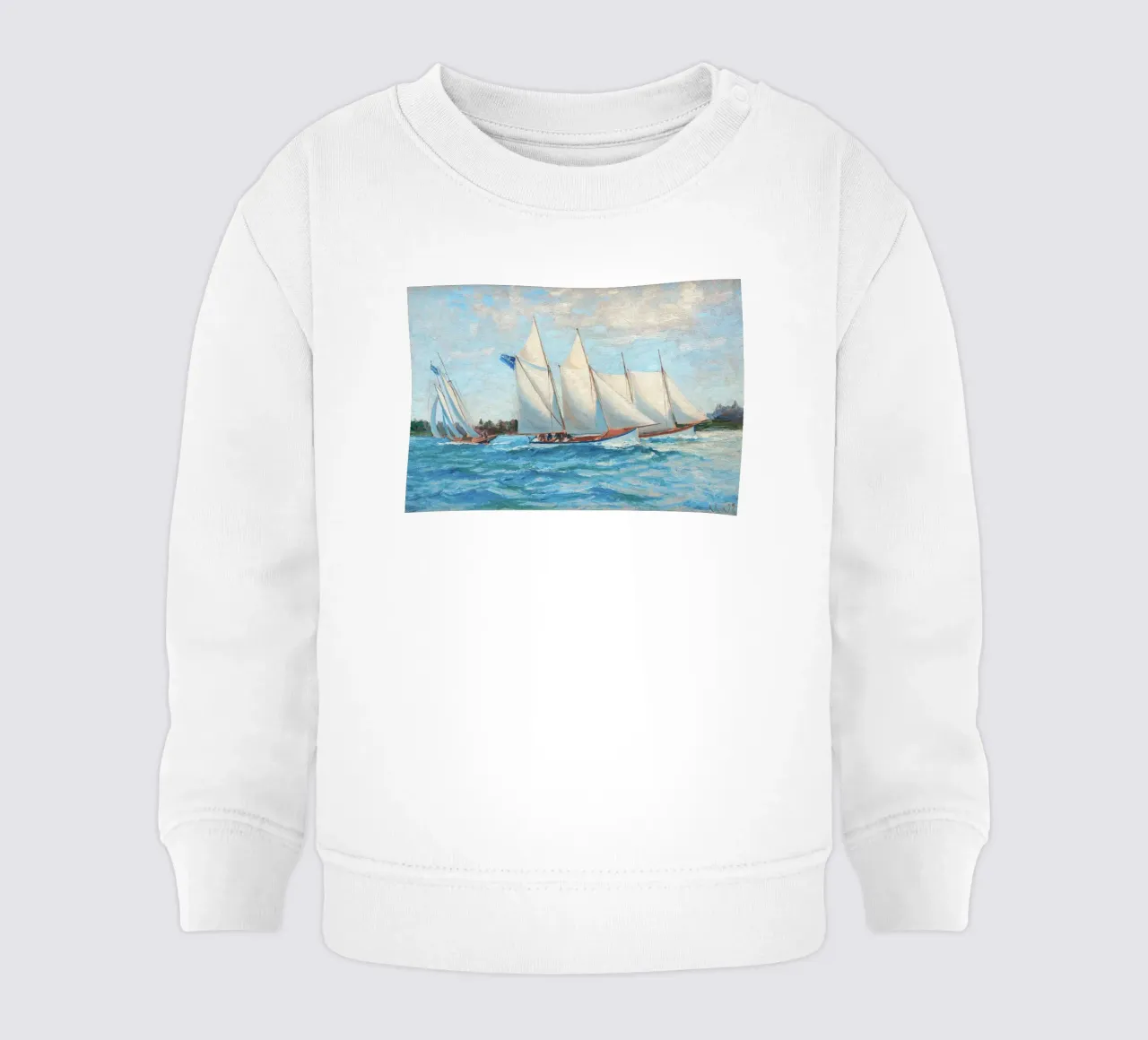 Sailing Race Outside felpa neonato da apoloprints
