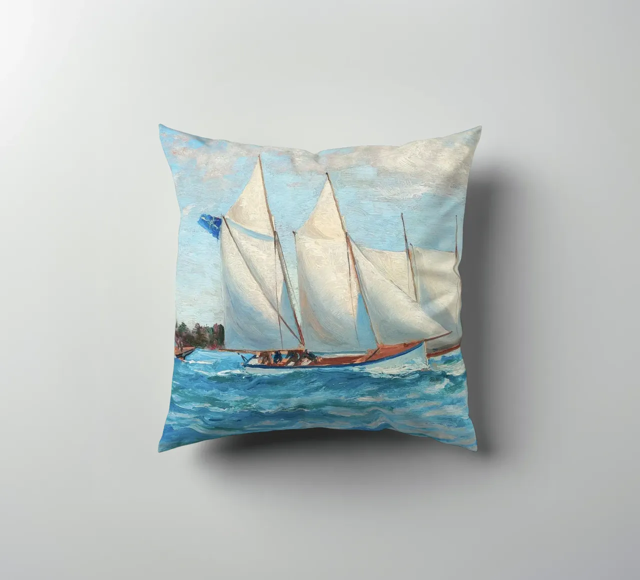 Sailing Race Outside cuscino da apoloprints