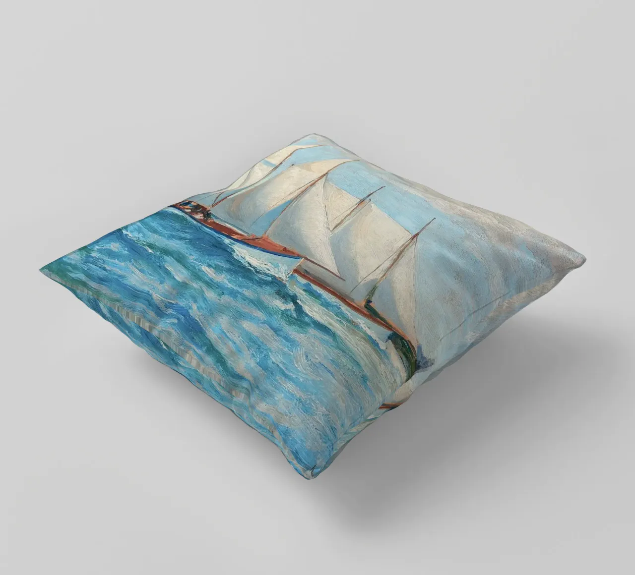 Sailing Race Outside cuscino da apoloprints