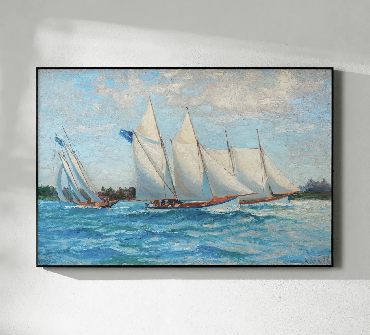 Sailing Race Outside plexiglass da apoloprints