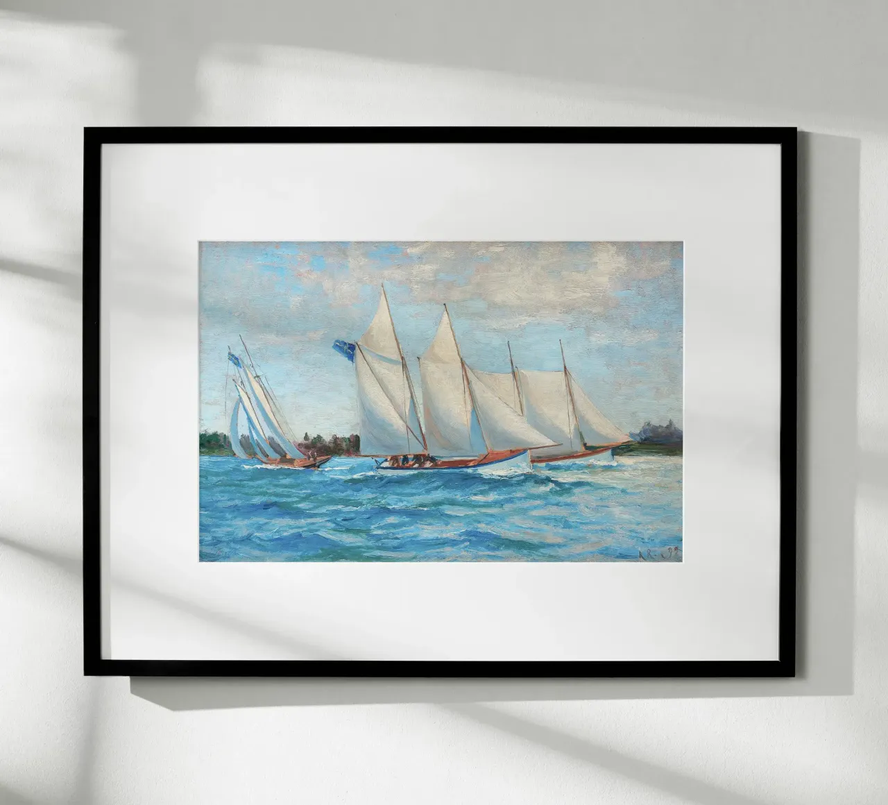 Sailing Race Outside poster da apoloprints