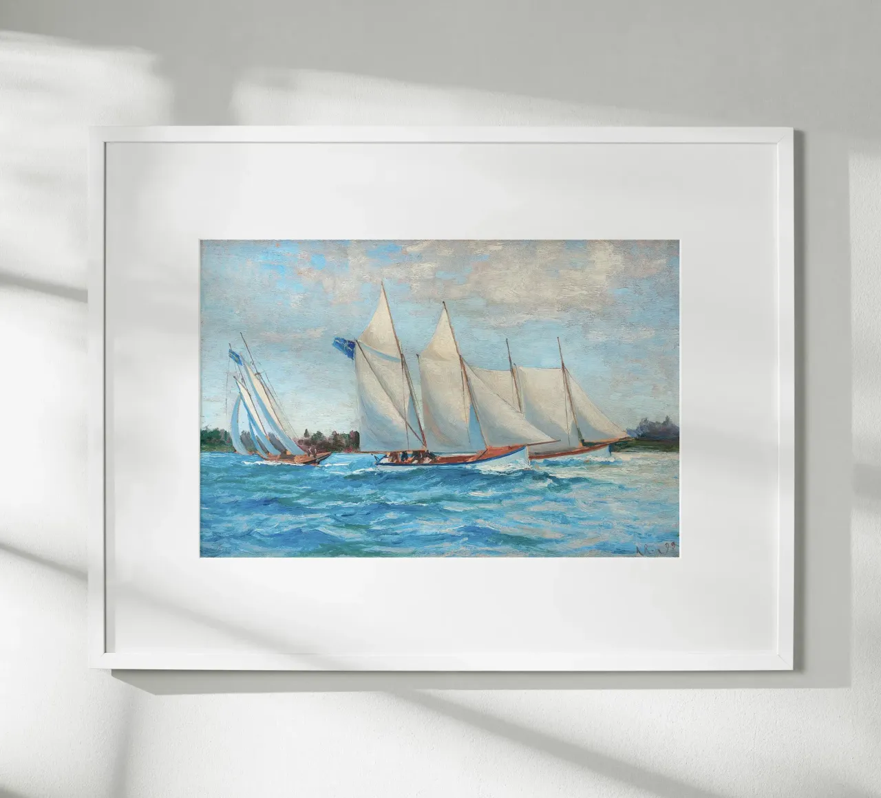 Sailing Race Outside poster da apoloprints