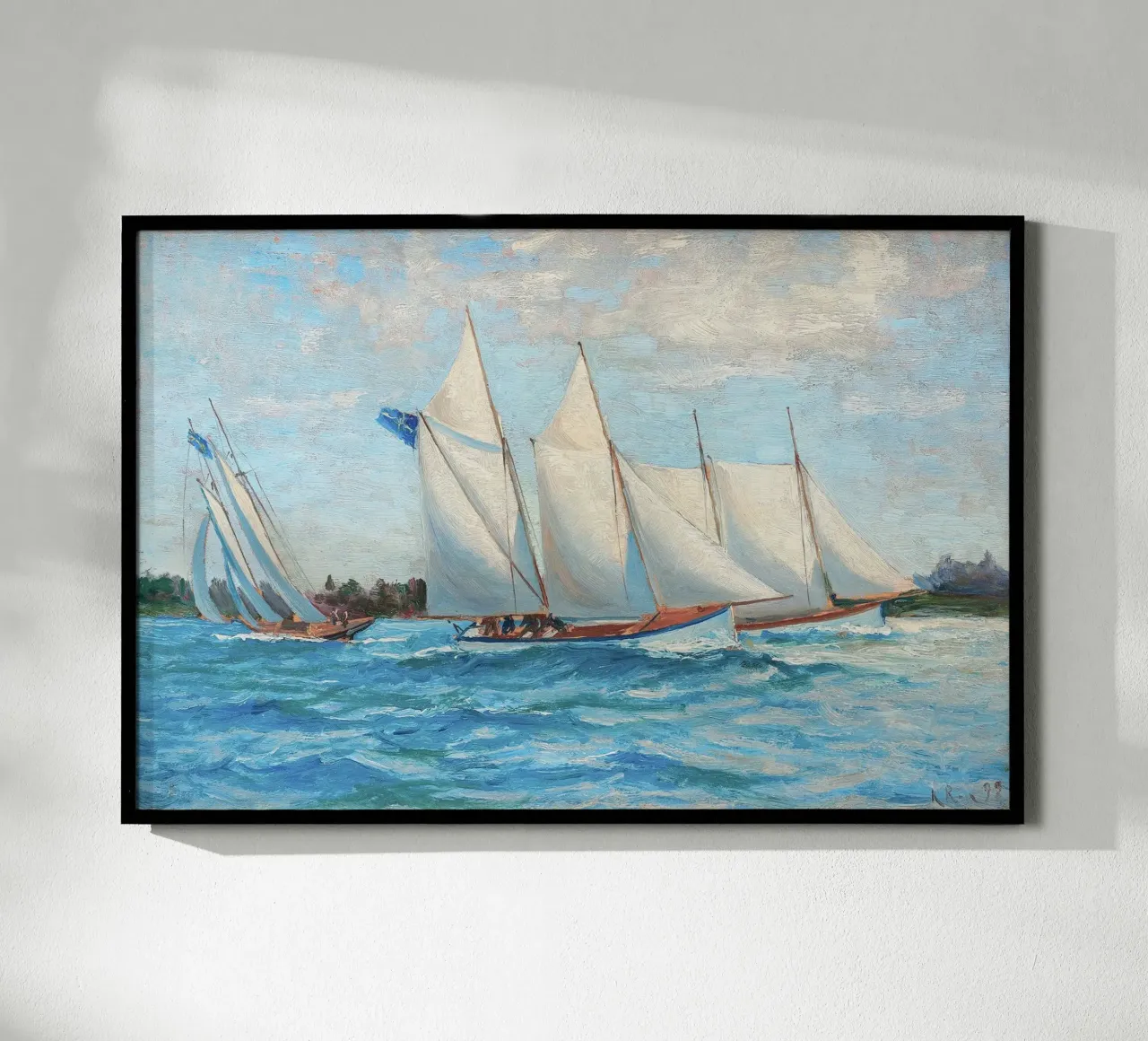 Sailing Race Outside poster da apoloprints