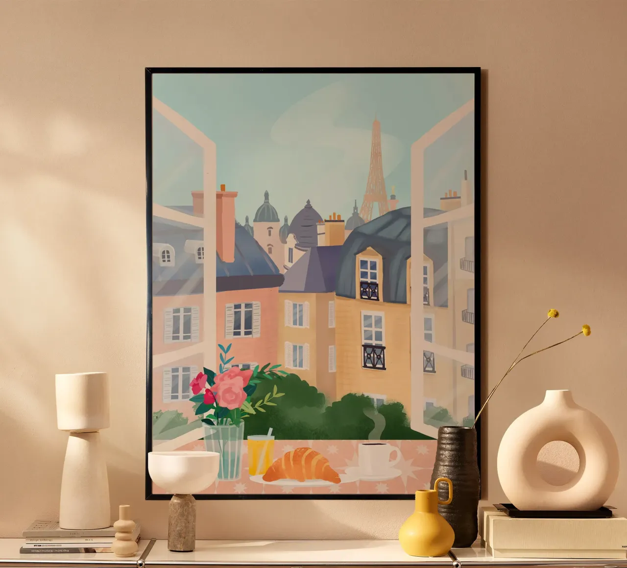 Window to Paris poster da mirei aguerro