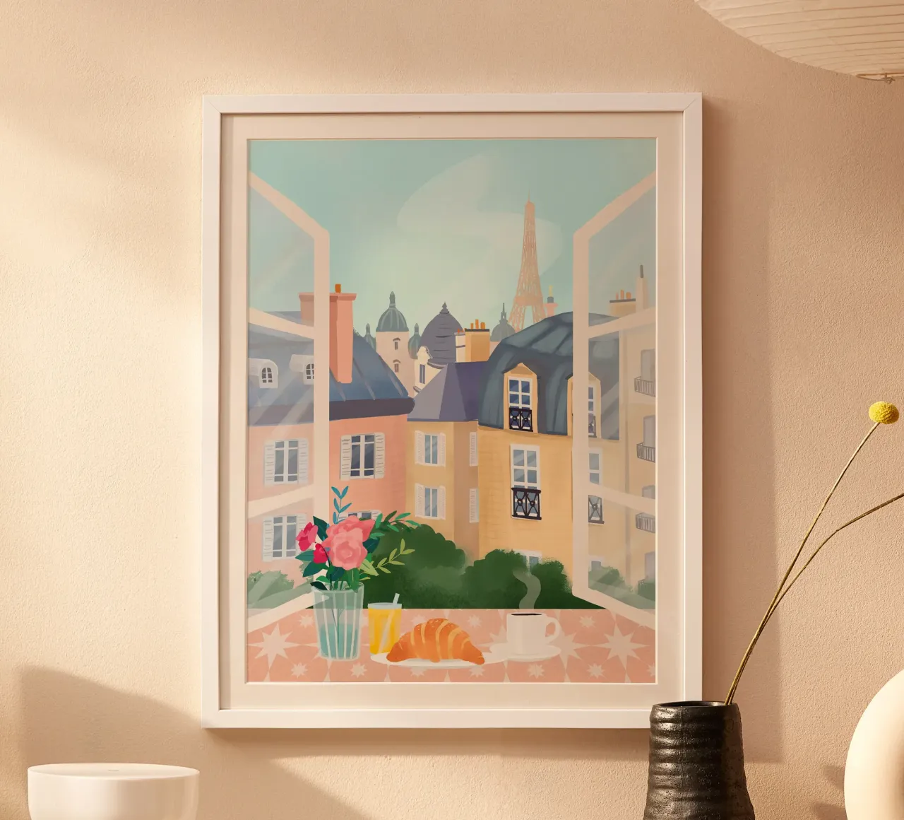 Window to Paris poster da mirei aguerro