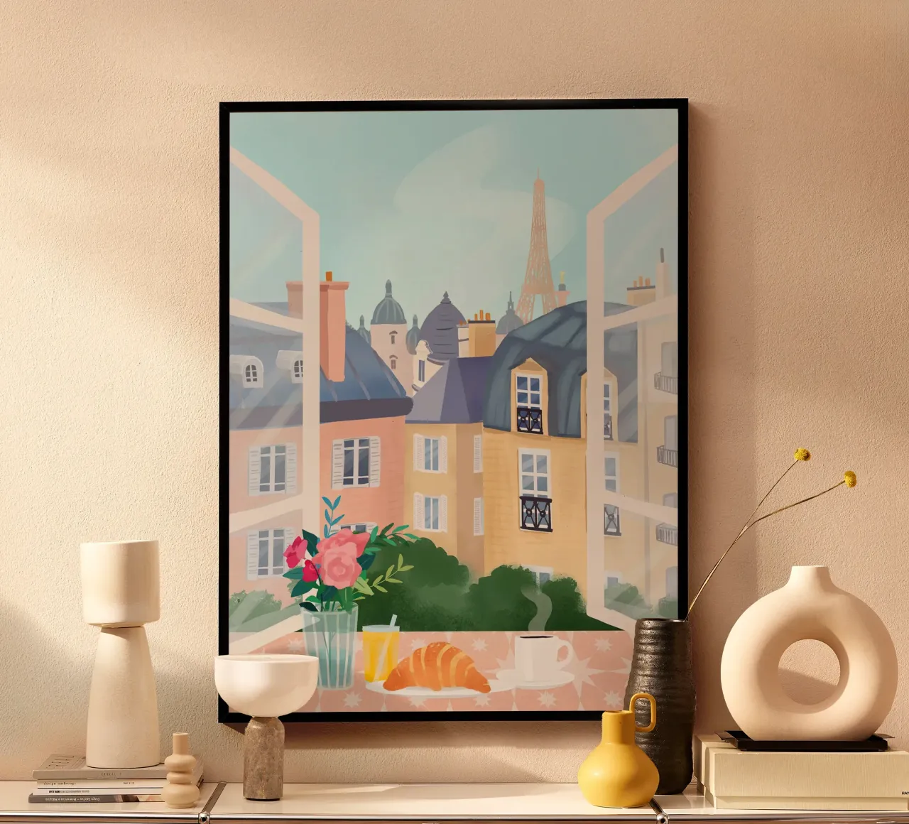 Window to Paris poster da mirei aguerro