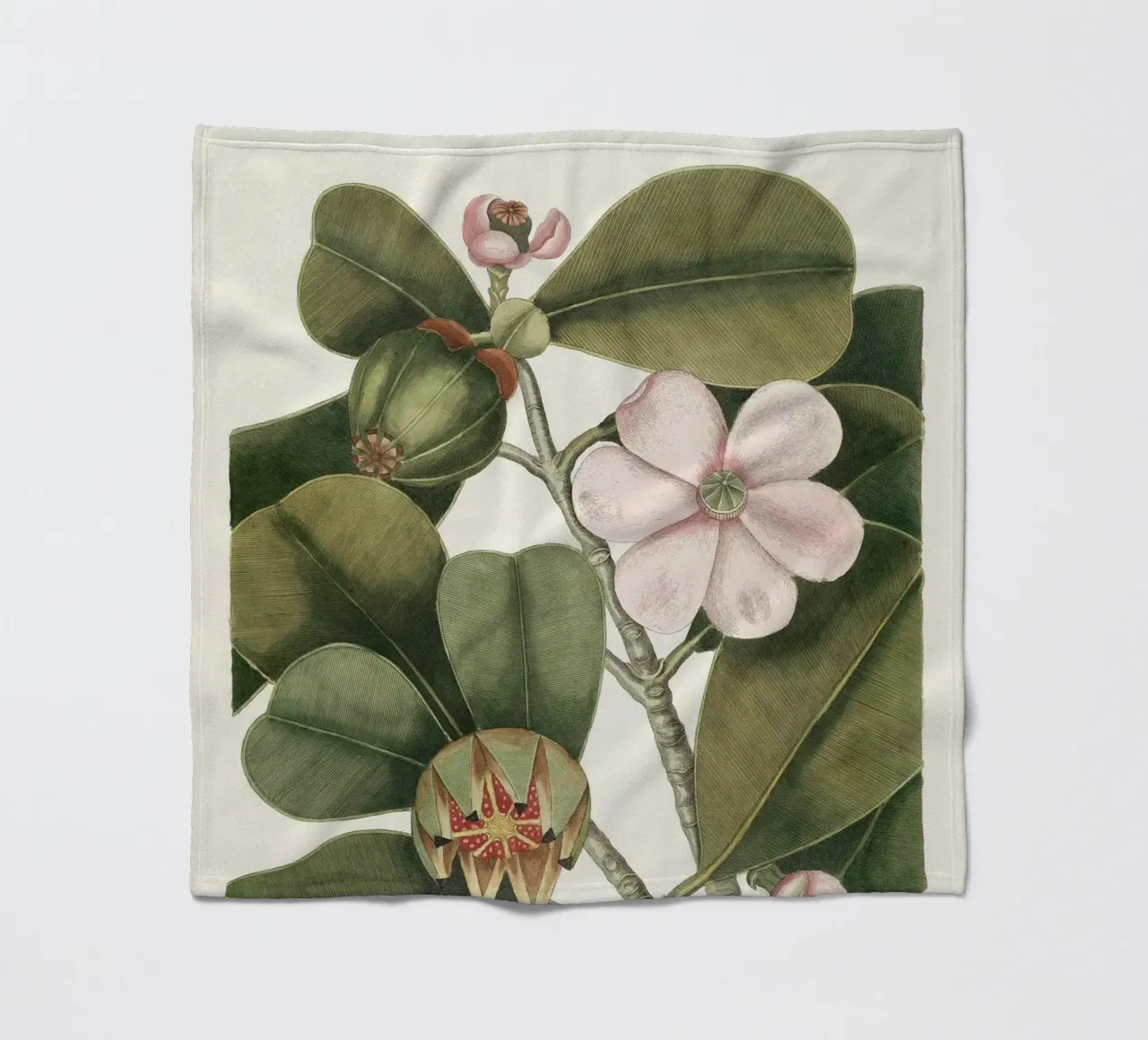 Balsam Tree in Bloom coperta in pile da apoloprints