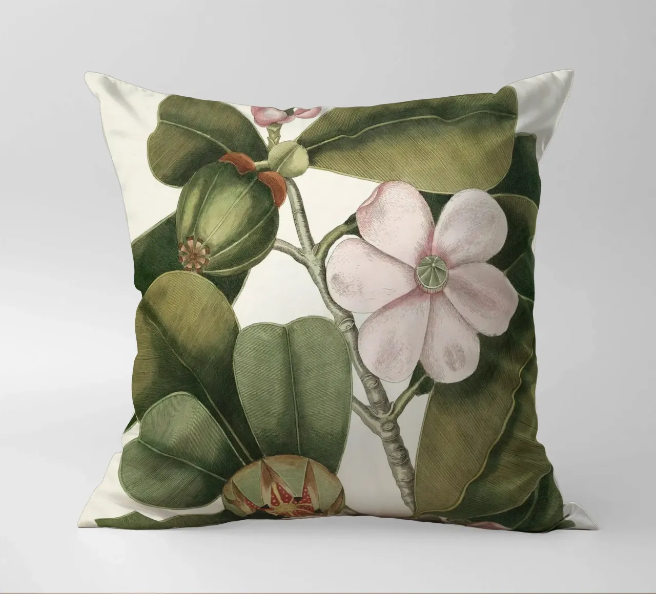 Balsam Tree in Bloom cuscino da apoloprints