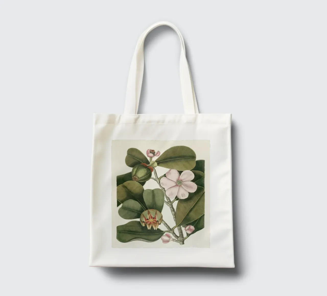 Balsam Tree in Bloom borsa in juta da apoloprints