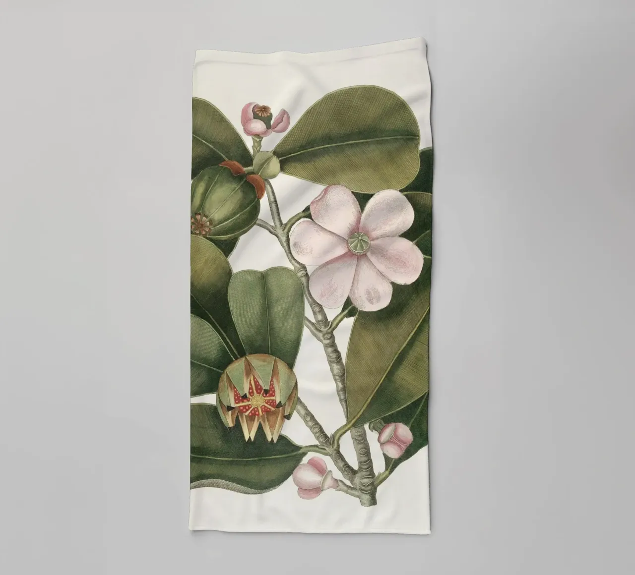 Balsam Tree in Bloom asciugamano da bagno da apoloprints