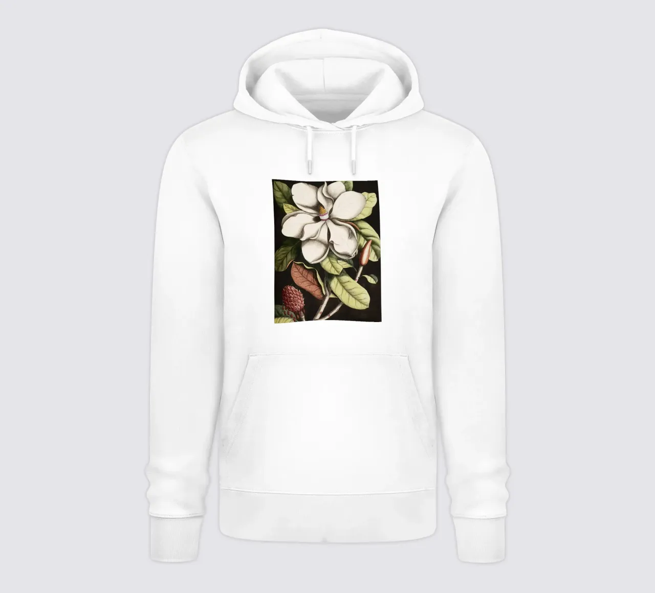 Magnolia Flower - Laurel Tree felpa con cappuccio da apoloprints