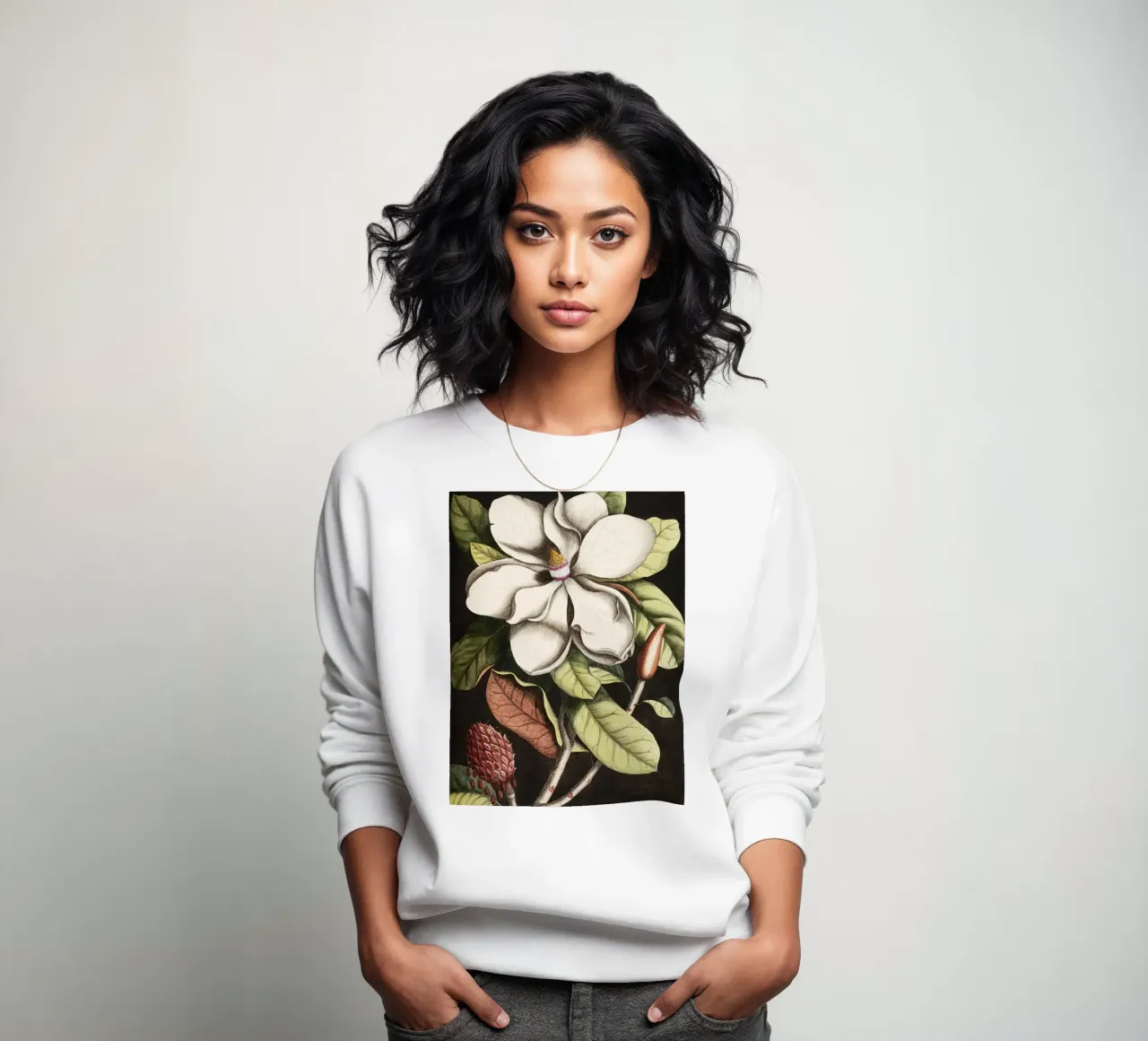 Magnolia Flower - Laurel Tree felpa da apoloprints