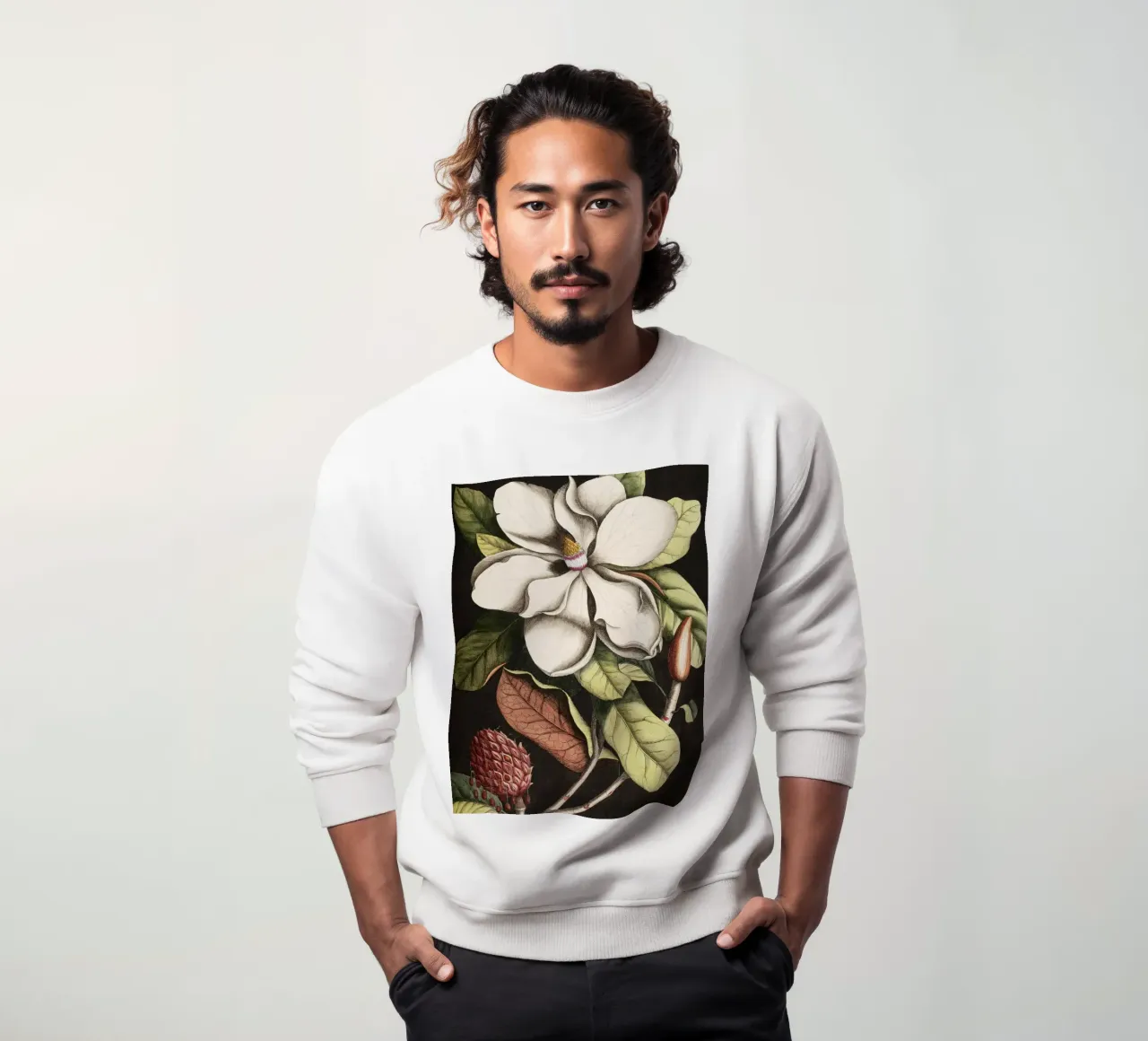 Magnolia Flower - Laurel Tree felpa da apoloprints