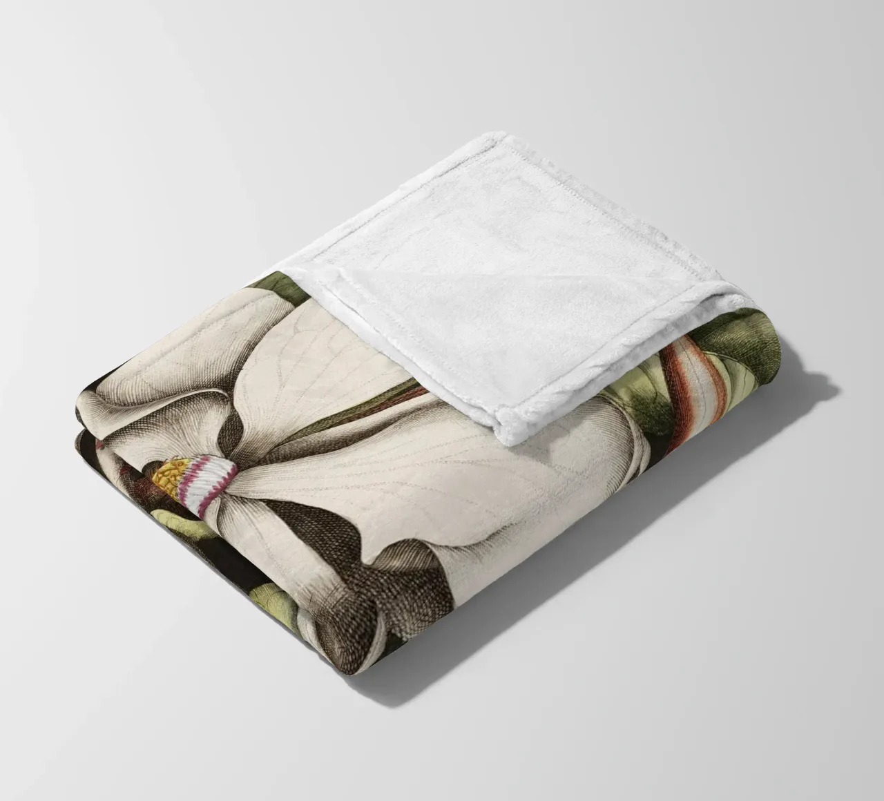 Magnolia Flower - Laurel Tree coperta in pile da apoloprints