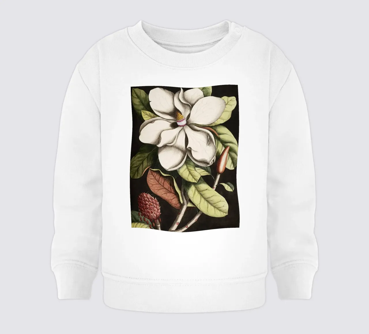 Magnolia Flower - Laurel Tree felpa neonato da apoloprints