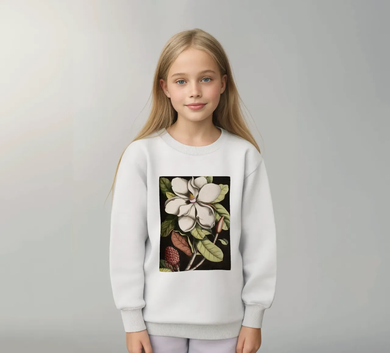 Magnolia Flower - Laurel Tree felpa bambino da apoloprints
