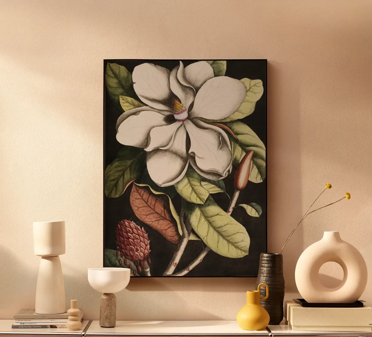 Magnolia Flower - Laurel Tree alluminio dibond da apoloprints
