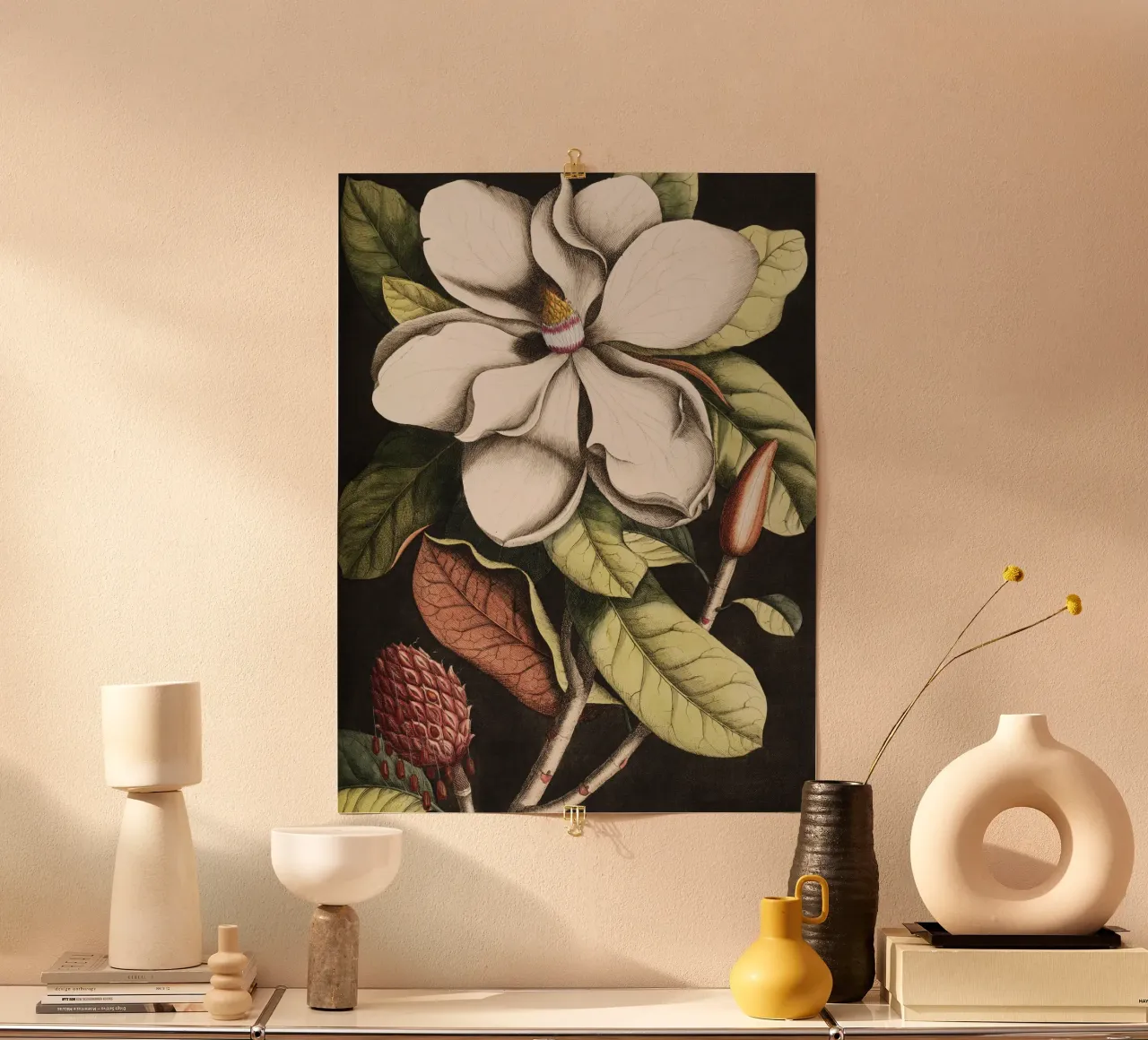 Magnolia Flower - Laurel Tree poster da apoloprints
